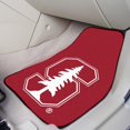 thumbnail image 2 of Sports Licensing Solutions, LLC 5320 Stanford 2-pc Carpeted Car Mats 17"x27", 2 of 3