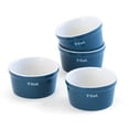 thumbnail image 1 of T-Fal Ceramic 4Pc Ramekin set , blue, 1 of 9
