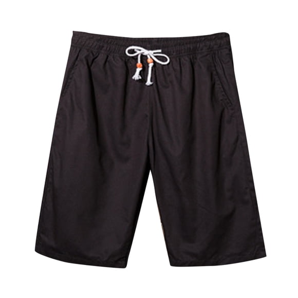 Men's Board Shorts Washed Fashion Shorts Pants Summer Beach Casual Cropped Men's Pants – Beachwear for Stylish Comfort