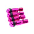 thumbnail image 2 of pitrice 4 Pcs Car Tubeless Wheel Dust Caps Tire Valve Stems Purple + Black, 2 of 9