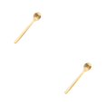 thumbnail image 2 of Redempat Cute Tea Spoon Exquisite Stainless Steel Spoon For Tea Drinking Teaware cat paw gold 1 2Set, 2 of 6