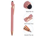 thumbnail image 4 of Unique Bargains Ballpoint Pen with Stylus Tip, Medium Point, 1.0mm, Black Ink, 6 Pack, 4 of 5