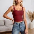 thumbnail image 1 of Women's Sleeveless Layering Tank Top for Everyday Wear Casual Summer Basic Stretch Fit Inner Layering, 1 of 5