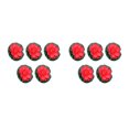 thumbnail image 3 of Wweixi 5pcs/set Artificial Lotus Realistic Appearance Easy To Clean Long-lasting bright red 2Set, 3 of 6