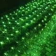 thumbnail image 2 of Estbridge Halloween/Christmas Net Lights Outdoor  6.6FT x 6.6FT 144 LED Fairy String Light with 8 Lighting Modes  Connectable Light for Garden Tree Bushes  Holiday Wedding Party Decoratio, 2 of 7