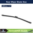 thumbnail image 2 of Unique Bargains Rear Windshield Wiper Blade Replacement for Ford Escape 2013-2021 for Lincoln Navigator 2018-2022, 2 of 6