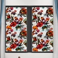 thumbnail image 2 of Rainbow Floral Static Cling Window Film Removable Decal For Glass Doors Privacy Sticker Botanical Designs No Sun Blocking, 2 of 5