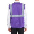 thumbnail image 4 of TOPTIE 5 Pockets High Visibility Safety Vest with Reflective Strips, Working Uniform Vest-Black-XL, 4 of 6