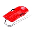 thumbnail image 1 of Siruishop Traîneau de Neige Robuste avec Corde de Traction Multifonction avec Frein Traîneau de Descente Rouge, 1 of 8
