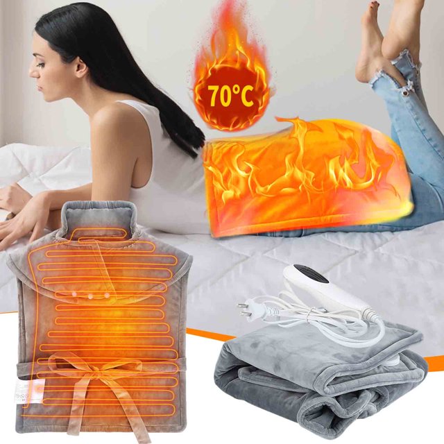 Yhmxh Sports and Outdoors New Heating Shawl Heating Shawl In Winter Super Soft Multi-functional Warm Blanket Hot Compress Blanket Heating Pad Heating Blanket