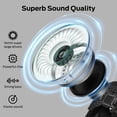 thumbnail image 3 of Monster Open Ear Headphones, Bluetooth 5.3 Wireless Headphones with Earhooks, Immersive Stereo Sound by Dual Large Driver, Clear Talk, 30H Playtime,Waterproof Sport Earbuds for Running, 3 of 8