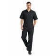 thumbnail image 1 of TOPTIE Men\'s Short-Sleeve Coverall Work Jumpsuit Lightweight with Zipper Front Elastic Waist, 1 of 7