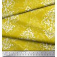 thumbnail image 3 of Soimoi Moss Tissu Georgette Filigrane Damassé Imprimé 1 Yard 42 Pouces de Large, 3 of 3