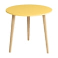 thumbnail image 2 of Table d'Appoint Ronde Moderne Détachable pour Chambre, Balcon, Salon, Table d'Accent Portable pour Café et Livres, Meuble Compact au Design Robuste à Trois Pieds, 2 of 9