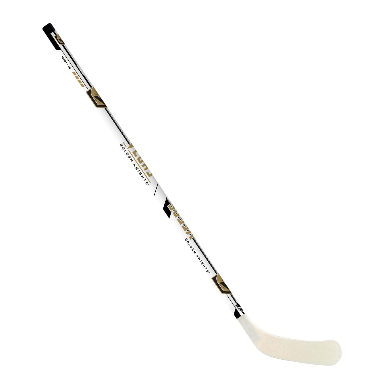 Franklin Sports Bâton de hockey de rue Golden Knights de la NHL - 48 po Jr pour droitier