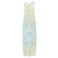 thumbnail image 5 of Birdeem Robe Longue Décontractée pour Femme à Col en V Sans Manches Imprimée, Coupe Ample, Style Camisole, Longue Robe+poche, 5 of 5