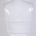 thumbnail image 4 of FOCUSNORM Women Sling Top Solid Color Crop Low Chest Sexy Bodycon Top Clothes, 4 of 5