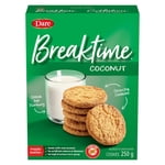 Breaktime Coconut Crunchy Cookies 250g, Dare Foods, Made in Canada, Peanut-Free