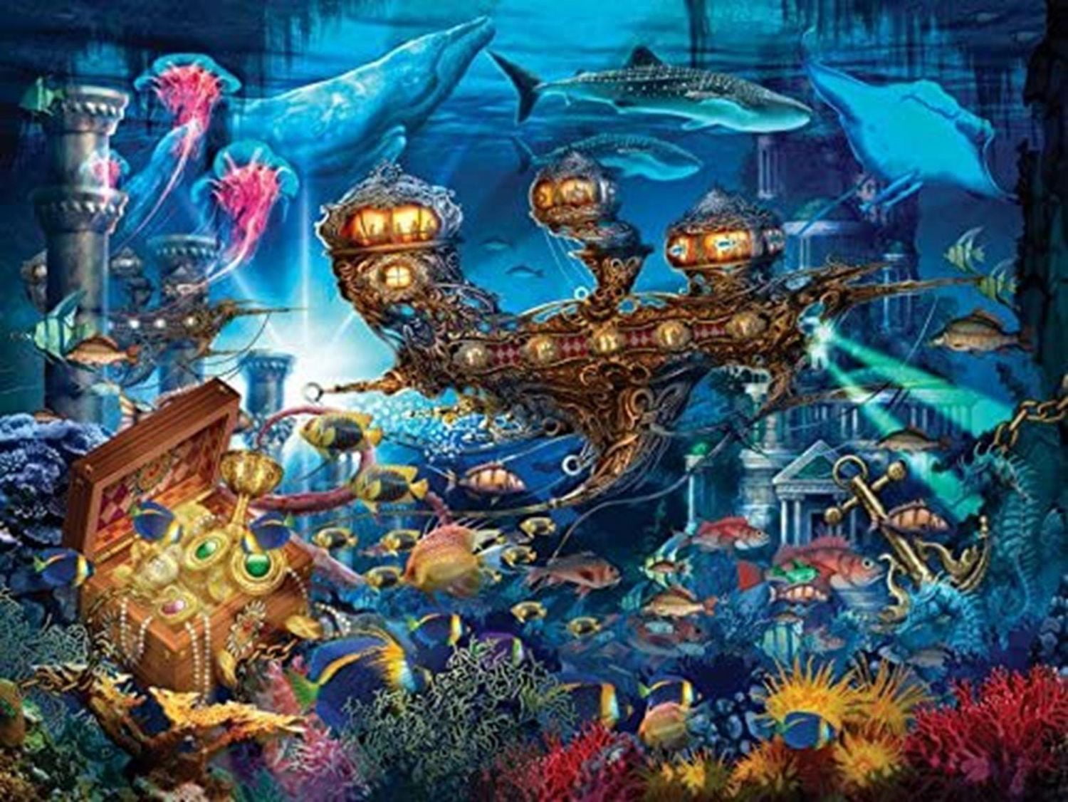 Ceaco Ciro Marchetti Puzzle Magic World 750 Pièces Atlantis Express