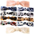thumbnail image 1 of Barrette Française Nœud Papillon Mode 10 Pcs Pinces à Cheveux Barrettes pour Femmes Dame, 1 of 10
