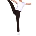thumbnail image 2 of Kmbangi Women's Pants Solid Color High Waist Flared Trousers with Pockets, 2 of 4