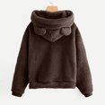 thumbnail image 4 of T-Shirts à Manches Longues pour Femmes Mode Automne Col Rond T-Shirt à Manches Longues Blouse à Capuche Unie Hauts T-Shirts Longs pour Femmes T-Shirts d'Été pour Femmes Hauts à Manches Longues pour Femmes, 4 of 4