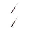 thumbnail image 4 of Maytalsory Awl Stainless Steel Wood Handle Sewing DIY Stitching Craft Tailor Hole Punching Repair Handmade Marking Stabber Tool Type 2 2Set, 4 of 6