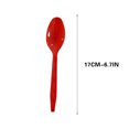 thumbnail image 3 of Naittoop 20pcs Snowflakes Red Christmas New Year Theme Party Tableware Set Disposable Decorative Tableware Paper Set, 3 of 4