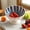 🔥 Dark Blue, variant on Sentmoon Decorative Bowl Fruit Holder Ceramic High Legged Fruit Dessert Tray Tea Serving Platter Elegant Home Tableware Display for Snacks Cakes Pastries