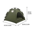 thumbnail image 2 of Summer Pad Outdoor Breathable Foldable Solid Color Minimalist Pet Cage Pet Tent, 2 of 2