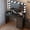 Black, variant on Ktaxon Large Makeup Vanity, Vanity Table Set w/ Visible Glass Top w/ Charging Station, White