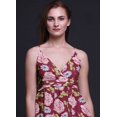 thumbnail image 4 of Bimba Robe Longue Chic à Imprimé Floral pour Femme, Style Bohème, Maxi d'Été, Tenue de Plage - Moyen, 4 of 6