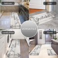 thumbnail image 2 of MeyJey Kitchen Rug Set of 2, Anti Fatigue Kitchen Mat 2 Pieces, Non Skid Waterproof Cushioned Floor Mat and Runner Rug, 17"x28"x0.4"+17"x48"x0.4", Off-White, 2 of 6