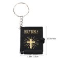 thumbnail image 3 of KAKOWELY Porte-Clés Chrétien 3 Pcs Mini Porte-Clés Bible Porte-Clés Chrétiens avec Versets Bibliques Perles Fournitures de Fabrication de Bijoux pour Présentation de Foi Personnelle 1.57"X1.38"X0.47 Pouces, 3 of 5