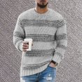 thumbnail image 1 of EGNMCR Sweaters for Men Casual Solid Pullover Round Neck Long Sleeve Ribbed Hem Sweater, Gifts for Men, 1 of 3