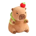 thumbnail image 2 of HILABEE Capybara Toy Cute Capybara Stuffed Animal 30cm Comfortable Kids Room Decor turtle light brown, 2 of 9
