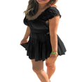 thumbnail image 3 of QJUHUNG Femmes Couleur Unie Robe Longue Sexy Bodycon Extensible Maxi Dame Printemps Automne Été Robe Spaghetti Sangle, 3 of 8