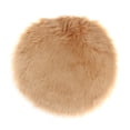 thumbnail image 1 of GUOOL Coussin d'Assise Rond en Faux, Tapis Doux pour Chambre, Salon, Filles, Canapé Camel 35 cm, 1 of 9