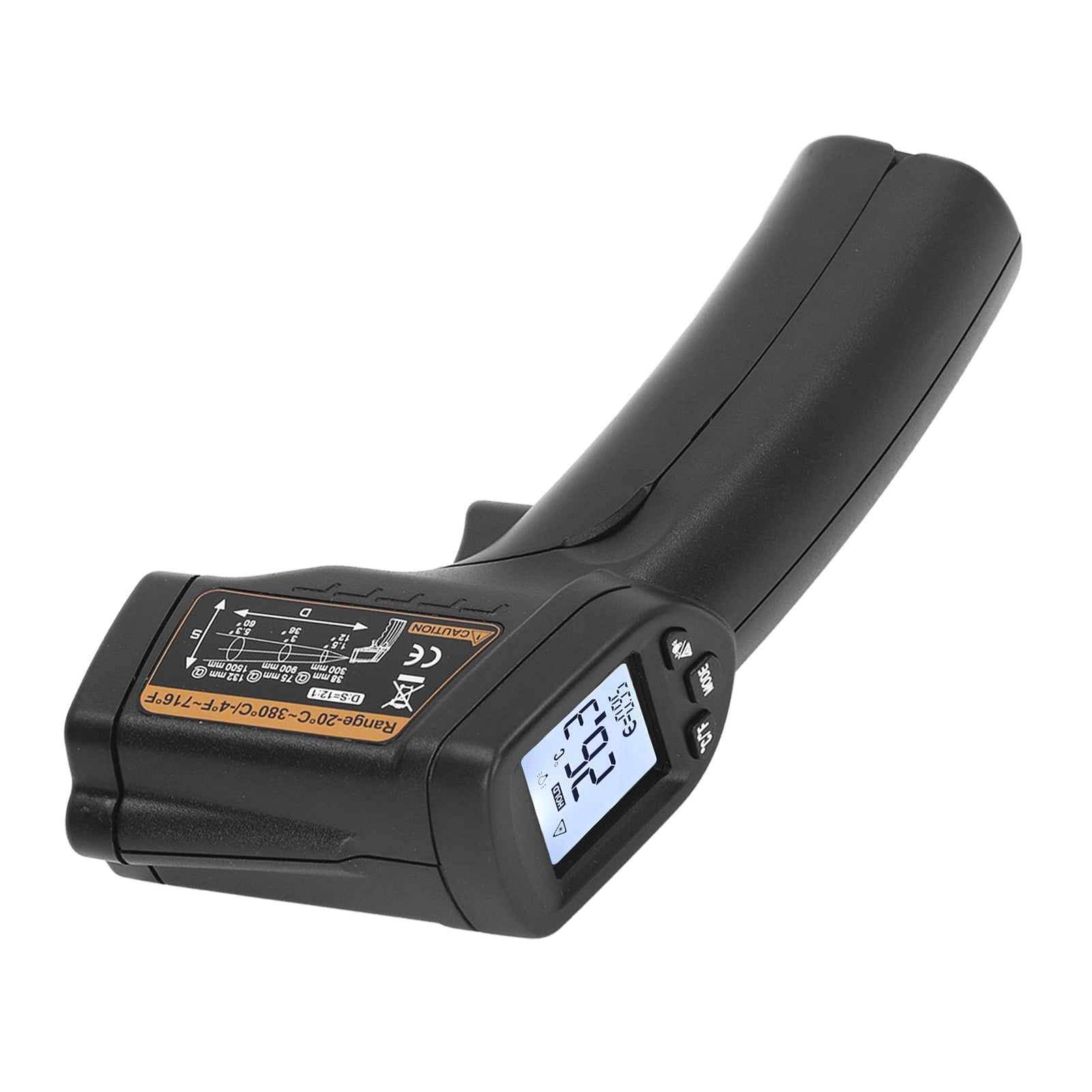 Heat Temperature Temp Gun, Rapid Response Digital Wider Range Handheld Infrared   for Food