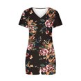 thumbnail image 5 of Birdeem Ensemble de Pyjama Confortable pour Femmes 2 Pcs Col en V Manches Courtes Ensemble de Sport, 5 of 5