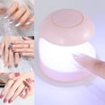 thumbnail image 2 of LEEYNEER Machine de Photothérapie pour Ongles Double Sources Lumineuses Séchage Rapide 18W Lampe UV LED Mini Portable Séchoir à Vernis à Ongles pour Salon de Manucure, 2 of 8
