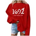 thumbnail image 2 of EGNMCR Chandails à Capuche pour Femmes, Chandails pour Femmes, Chandail d'Halloween Femmes Citrouille Café Chandails Graphiques Mignons Chandails d'Halloween Automne Chandail Col Rond Femmes Blouse, 2 of 5