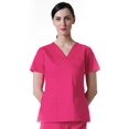 thumbnail image 1 of Haut d'Uniforme Uni à Col en V à 3 Poches pour Femmes Blossom par Maevn, 1 of 1