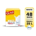 thumbnail image 1 of Glad White Trash Bags Small 25L, 1 of 5