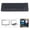Black, variant on Triple Mode BT5.0 2.4G USB Mechanical Keyboard,61 Keys Rechargeable Silent Mini Keyboard,Compact Gaming Keyboard with RGB Backlight for Laptop Phone Tablet