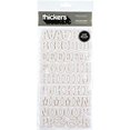 thumbnail image 2 of American Crafts 42864 Thickers Glitter Chipboard Letter Stickers, Roller Rink White, 2 of 3
