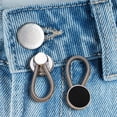 thumbnail image 3 of EGNMCR Extender Button For Jeans Flexible Adjustable Elastic Waist Extender Button a buttons, 3 of 6