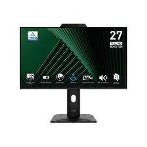 MSI 27" IPS 1920 x 1080 (FHD), 120Hz, Webcam et haut-parleur intégrés, réglable en hauteur (PRO MP272PMG)