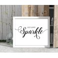 thumbnail image 4 of Darling Souvenir Let Love Sparkle Wedding Decor Sign, Calligraphy Party Print Sparkles Send Off Wedding Signage Print, 4 of 6