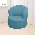 thumbnail image 2 of Cxui Housse Extensible pour Fauteuil pour Fauteuil Tonneau Pivotant, Housse Élastique pour Fauteuil Inclinable Moderne, Housse de Canapé pour Fauteuil Club, Lavable à la Machine (1 Pcs) Bleu Ciel, 2 of 7